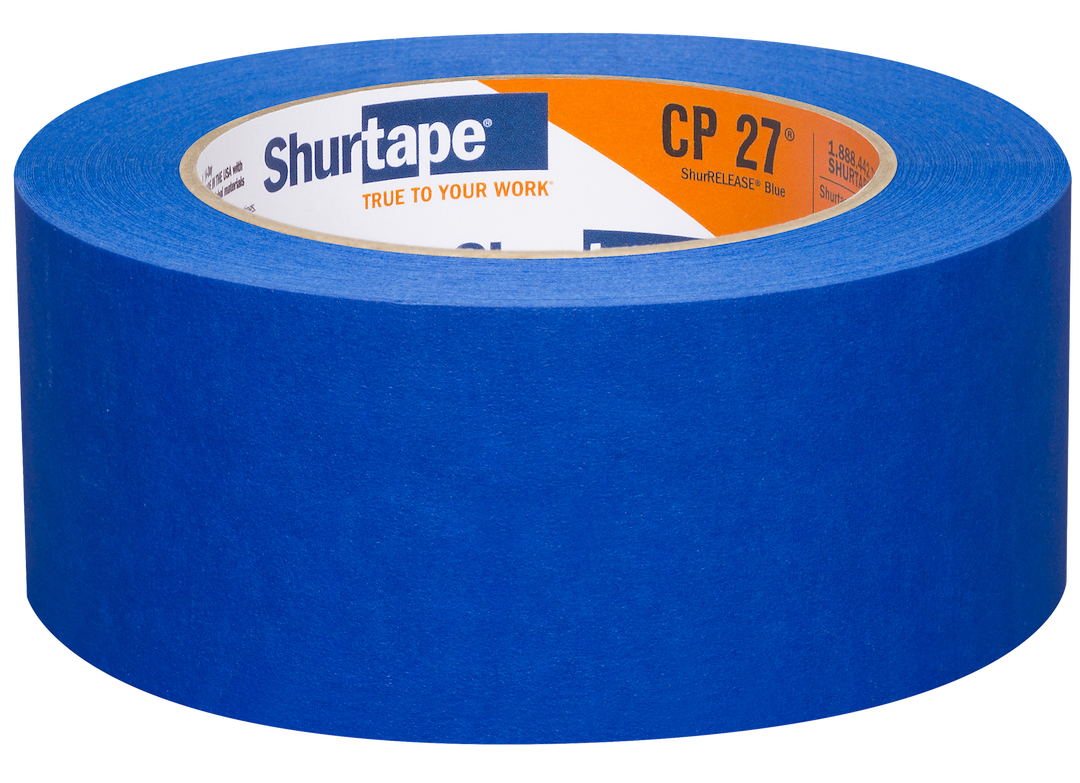 Shurtape 202880 CP 027 Blue Masking Tape, 24 Rolls