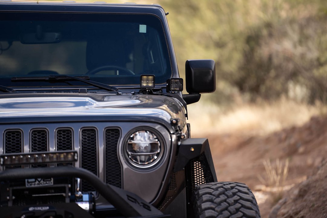 DV8 Offroad LBJL-04 Jeep JL/JT Light Mounting Bracket