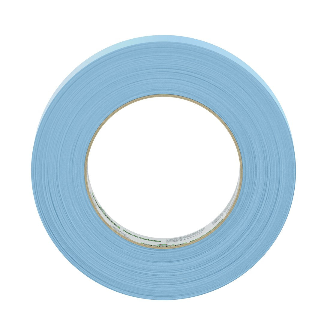Shurtape 105326 CP 250 Light Blue Masking Tape, 64 Rolls