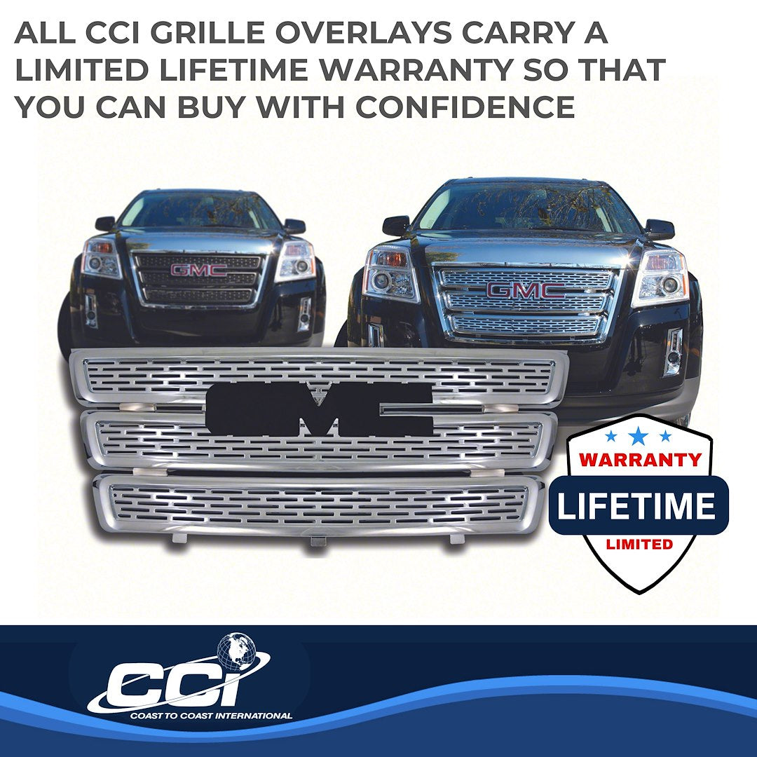 Coast To Coast GI87 Terrain Chrome Mesh Grille Overlay - image 3