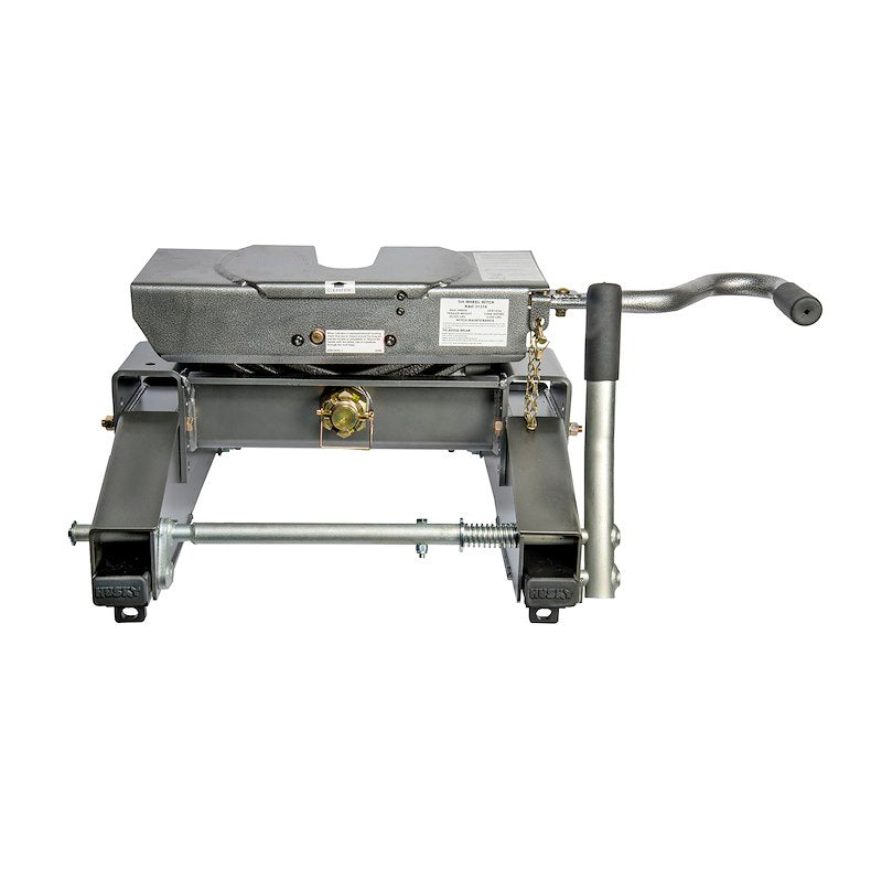Enganche de quinta rueda Husky 33171K de 26 kW con kit de rodillos de servicio pesado de 26K