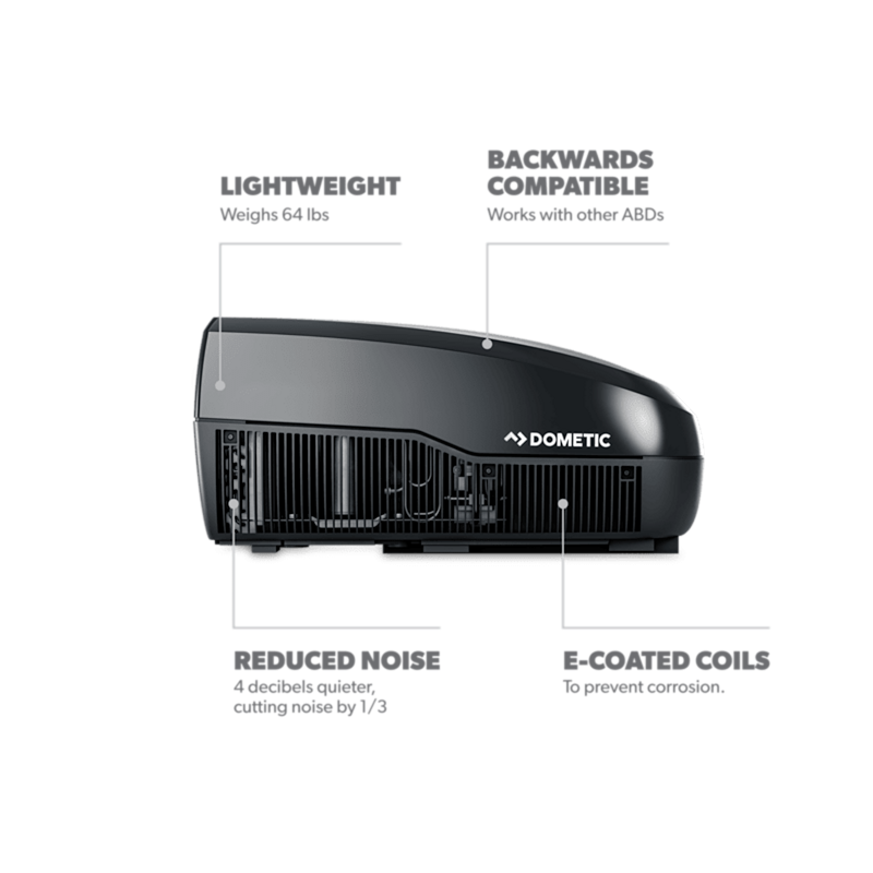 Dometic FreshJet 3 RV Air Conditioner 15,000 BTU Black – FJX3573MBKCS