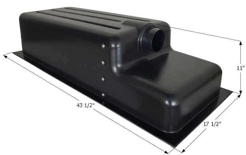 20 Gallon Waste Holding Tank – 43-1/2" L x 17-1/2" W x 11" H – 12418