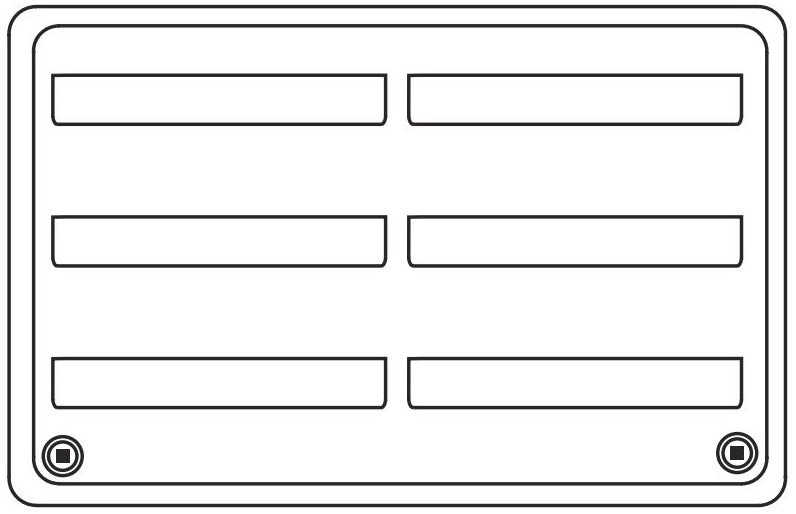 Dometic 3109492.004 Fridge Side Vent Black – Upper / Lower Panel