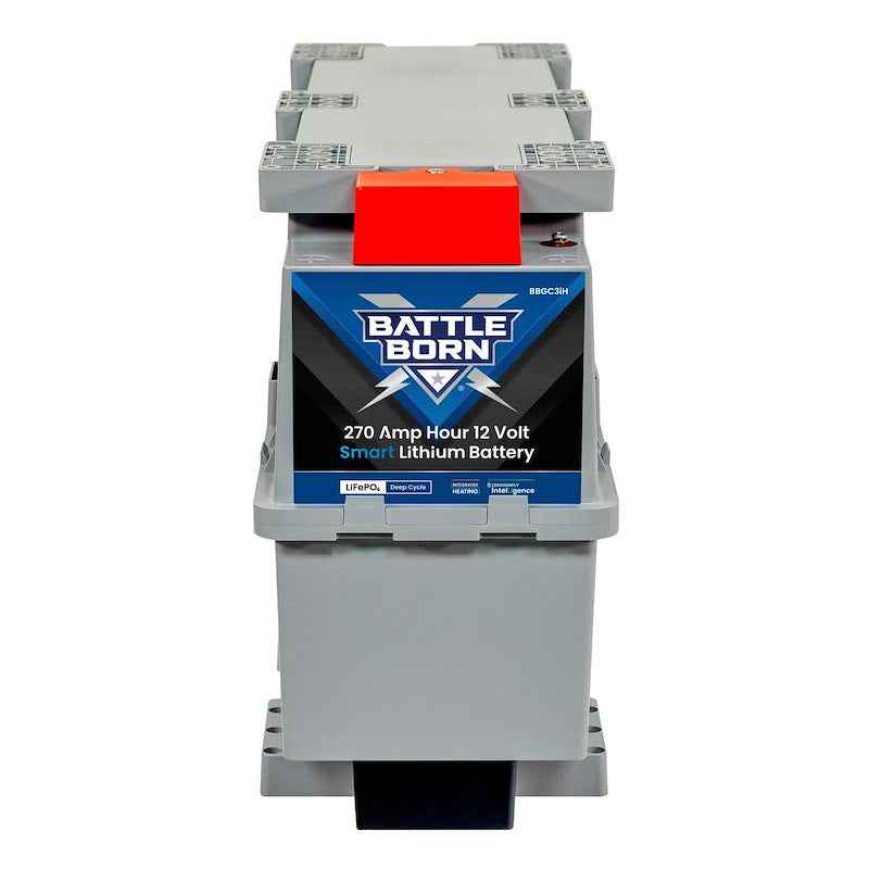 12V GC3 Lithium Deep Cycle RV Battery 270Ah Heated Smart LiFePO4 – BBGC3IH
