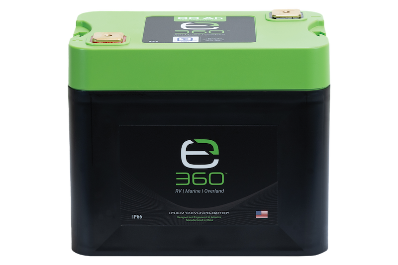 RV Marine Lithium Battery Expion360 Group 24 80Ah 12.8V EX-G24-80C