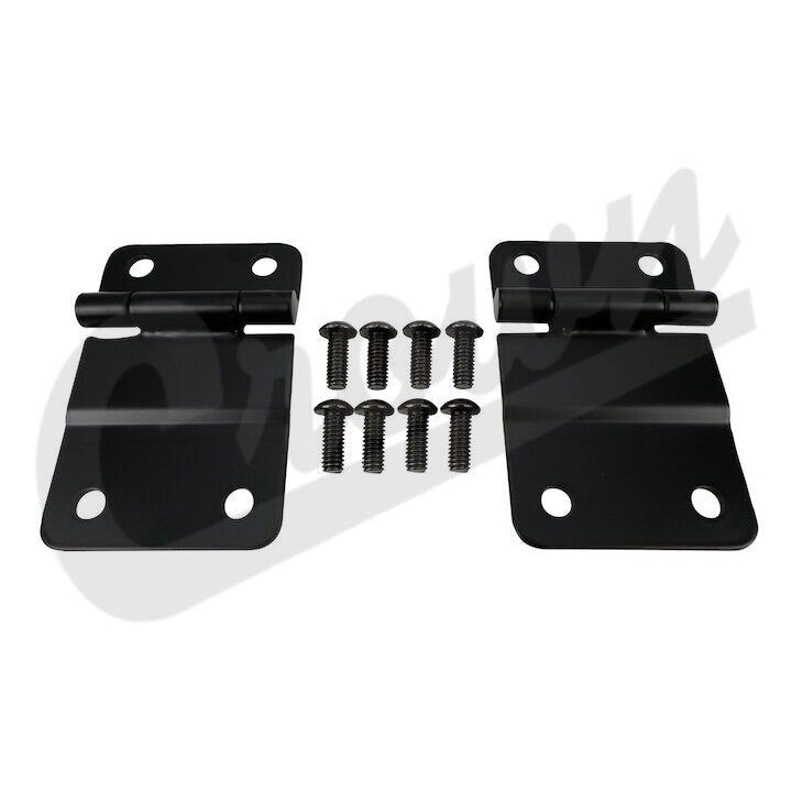 Crown Automotive RT34105 Matte Black Tailgate Hinge Pair - image 1