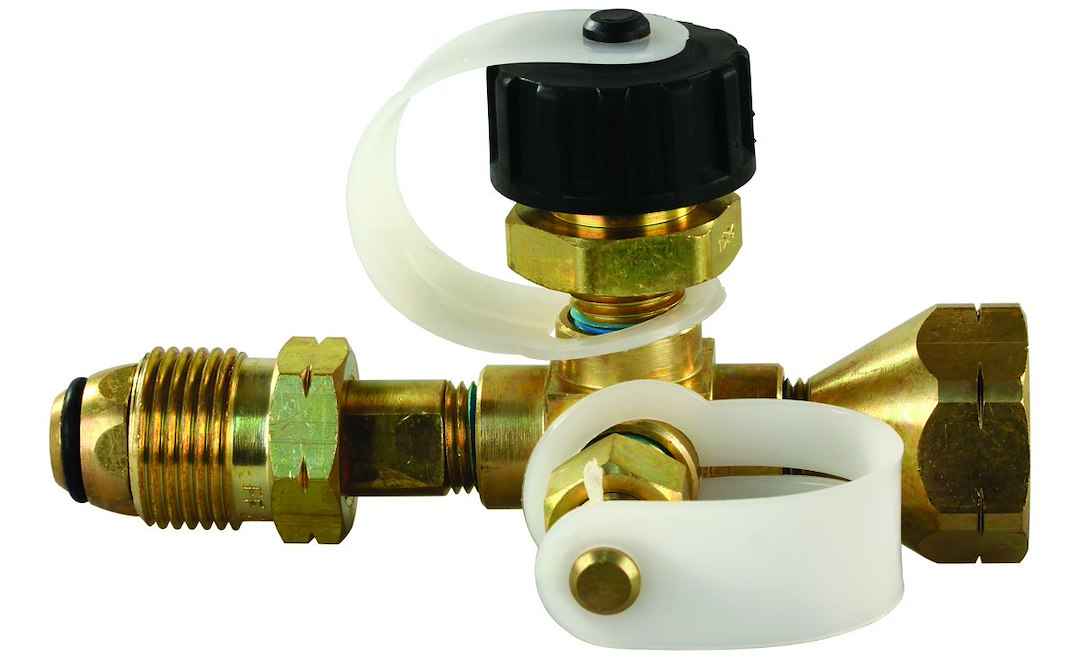 JR Products 07-30135 Propane Adapter Fitting - 1 in-20 Male Threads