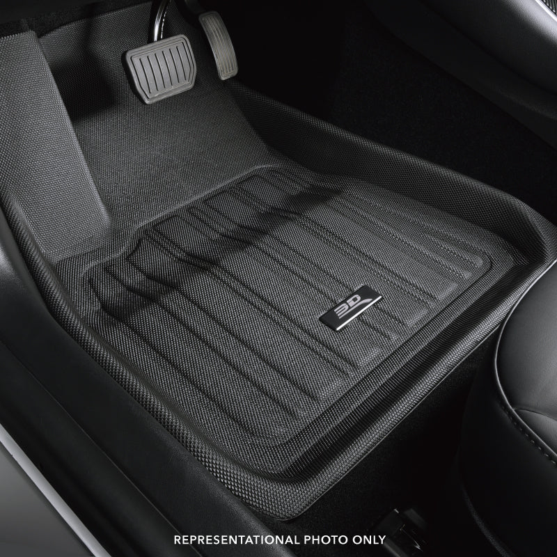 3D Mats ELITECT Series Floor Liner Thermoplastic Rubber Of Carbon Fiber Texture E1TL02701809 - image 2