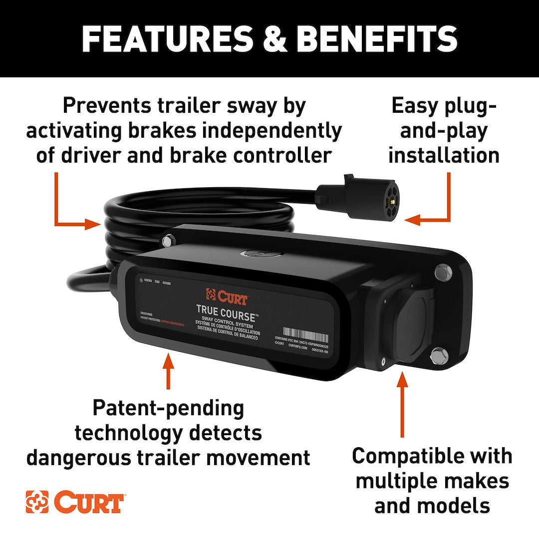 Curt 51202 Weight Distribution Hitch Sway Control Kit - image 3