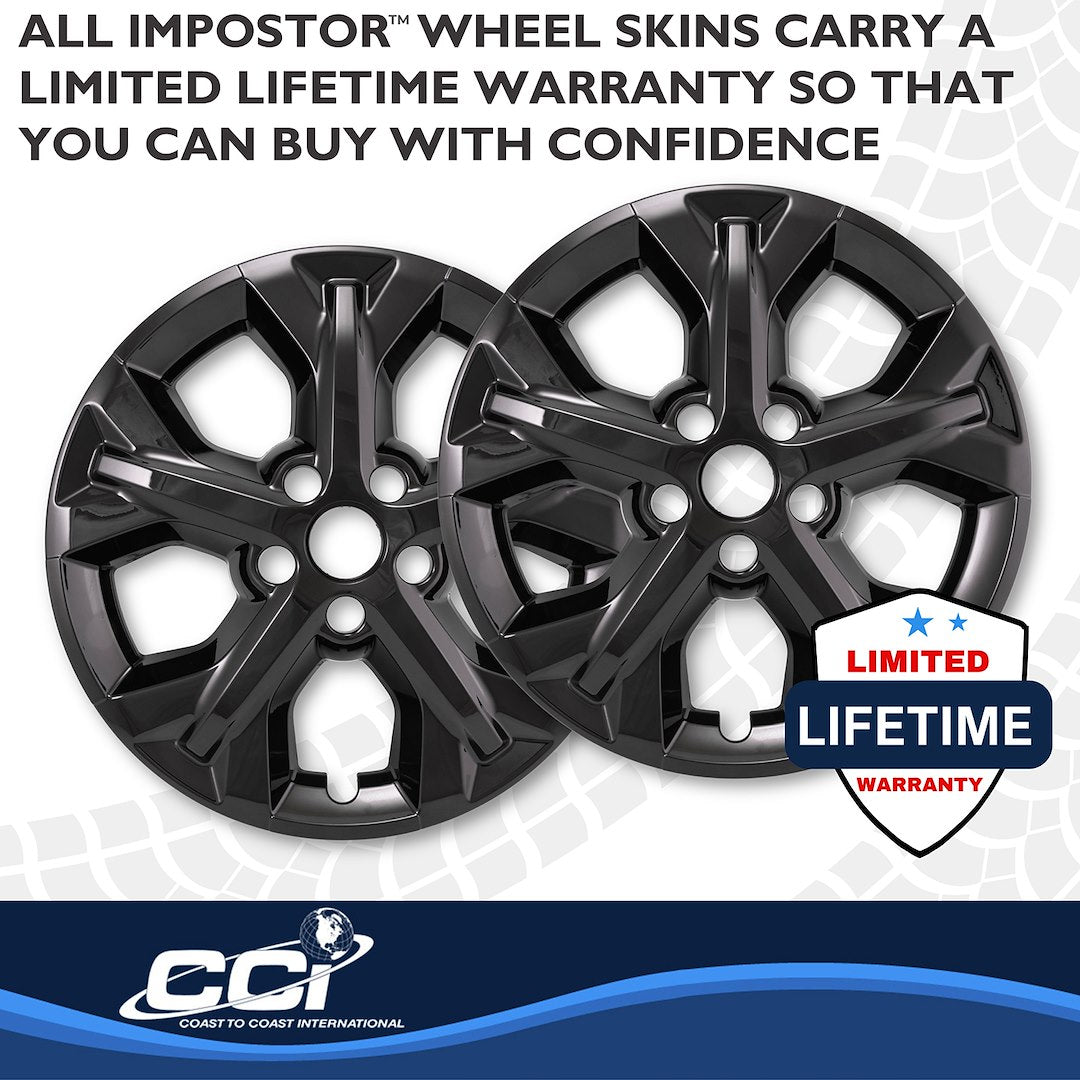 Coast To Coast IMP536BLK 17-Inch Gloss Black Wheel Skins - image 5