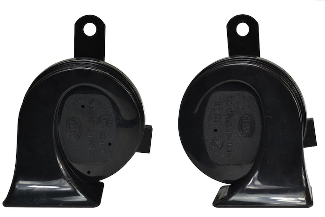 Hella 012010901 Black Trumpet Horn Kit