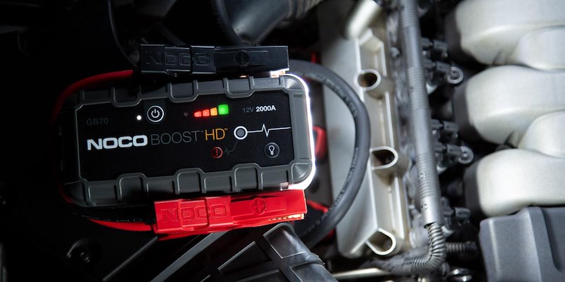 NOCO GB70 Boost HD 2000A Lithium Jump Starter – 8L Gas / 6L Diesel