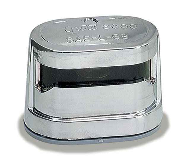 Grote 60011 Incandescent License Plate Light - Silver