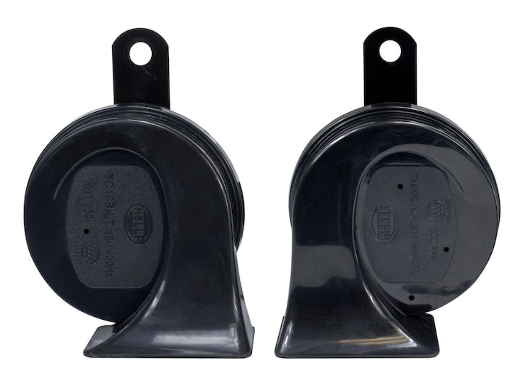 Hella 011225831 Black Trumpet Horn Kit