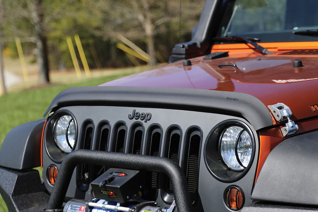 Rugged Ridge 11348.02 Matte Black Low-Profile Bug Shield