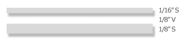 Trimbrite T0410 Silver Multistripe Pinstripe Tape