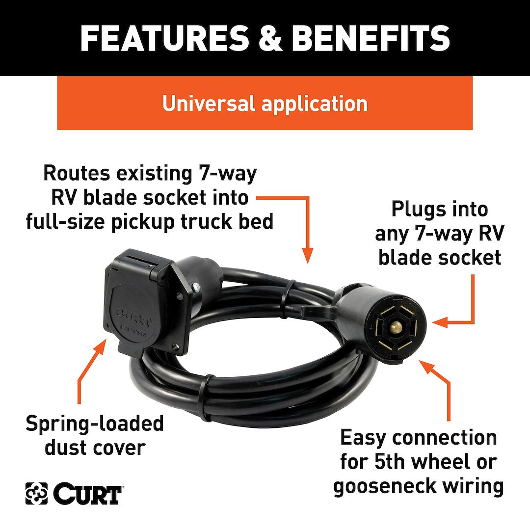 Curt 56080 Trailer Wiring Connector - image 2