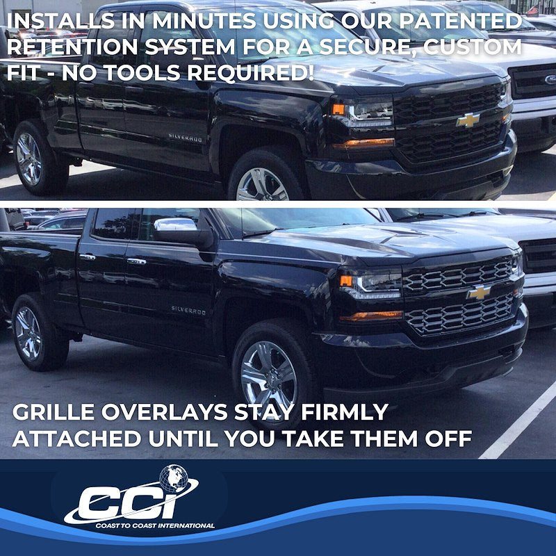Coast to Coast GI136 Chrome ABS Grille Insert