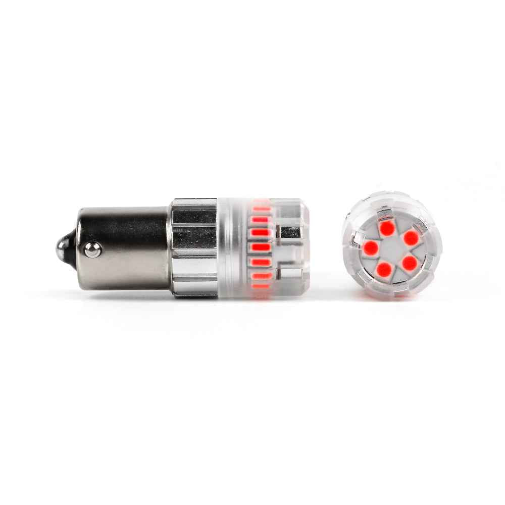 ARC Lighting Tiny Monster 1156 Red LED Bulbs, Pair