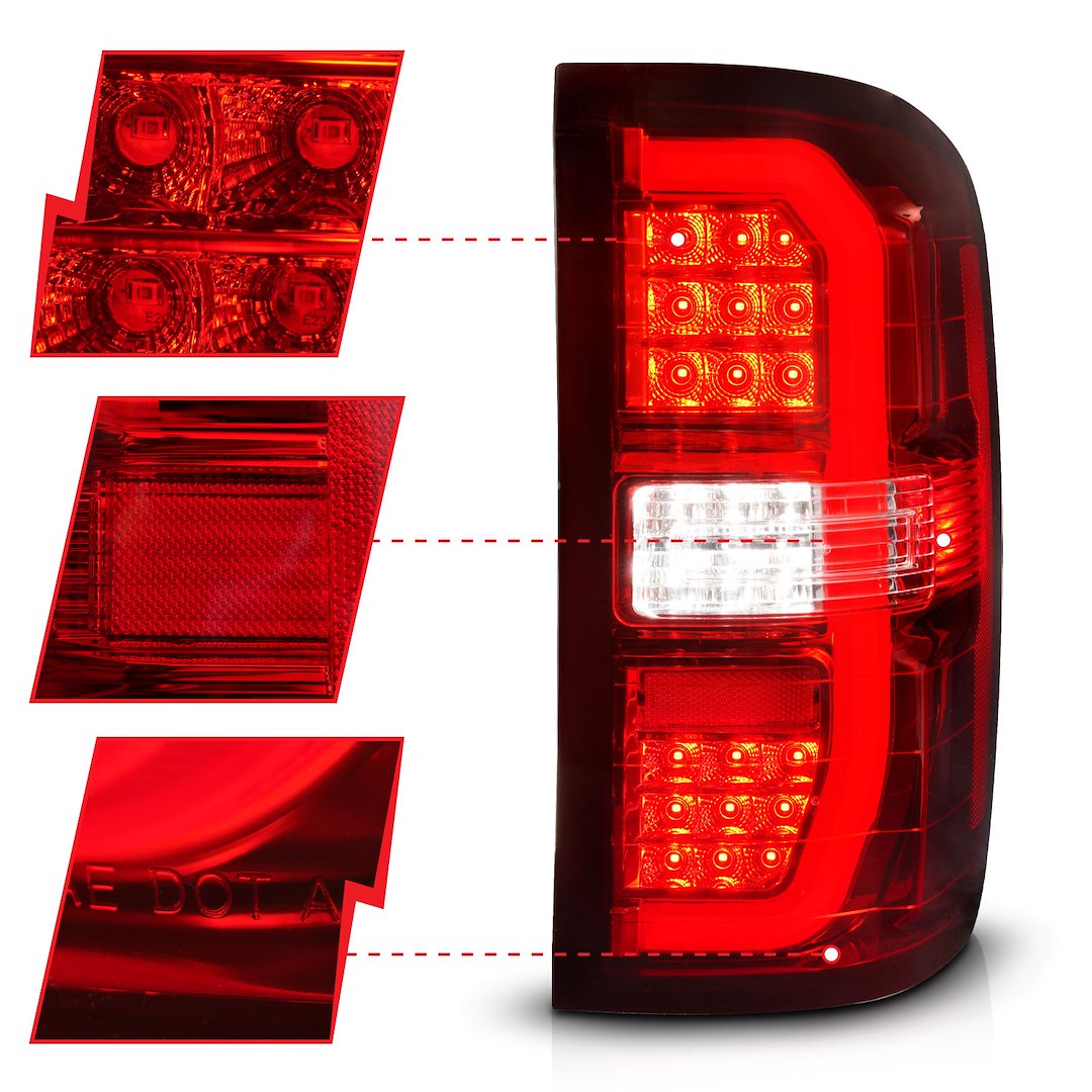 ANZO USA Uses OEM Sockets And Wiring OEM LED Tail Light Assembly 311466 - image 2