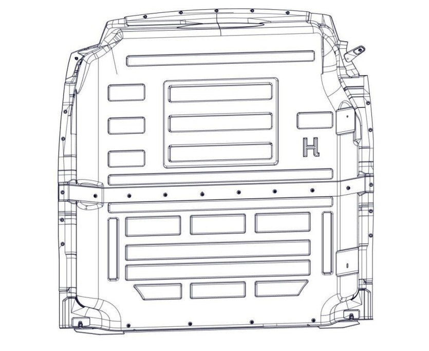 Holman 40691TM Two-Piece Composite Bulkhead Divider