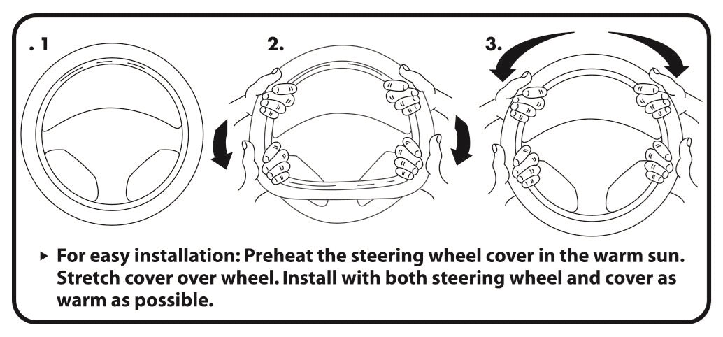 Plasticolor 006768R04 R Racing Sport Steering Wheel Cover