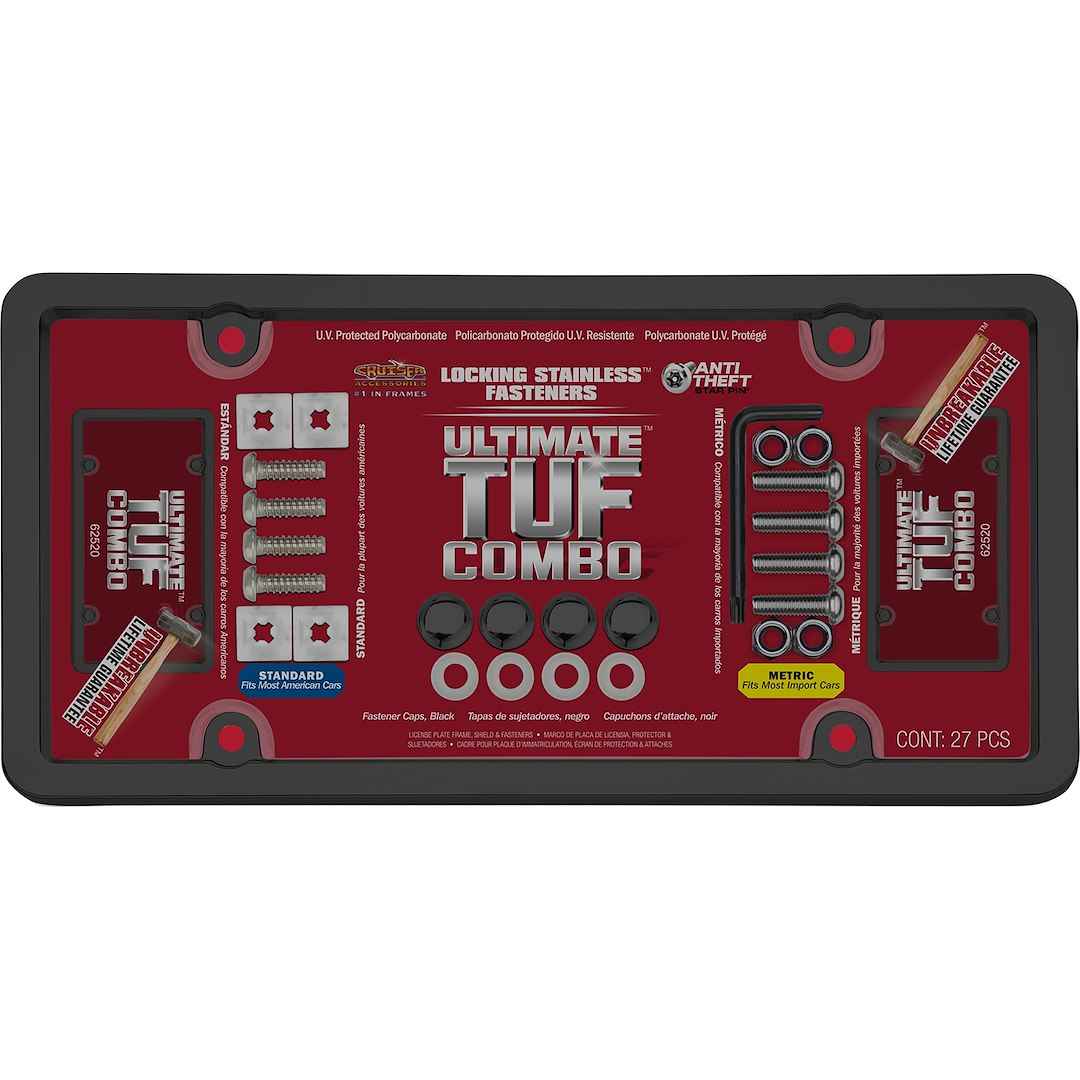 Cruiser 62520 License Plate Frame - Tuf Bubble Shield, Automotive