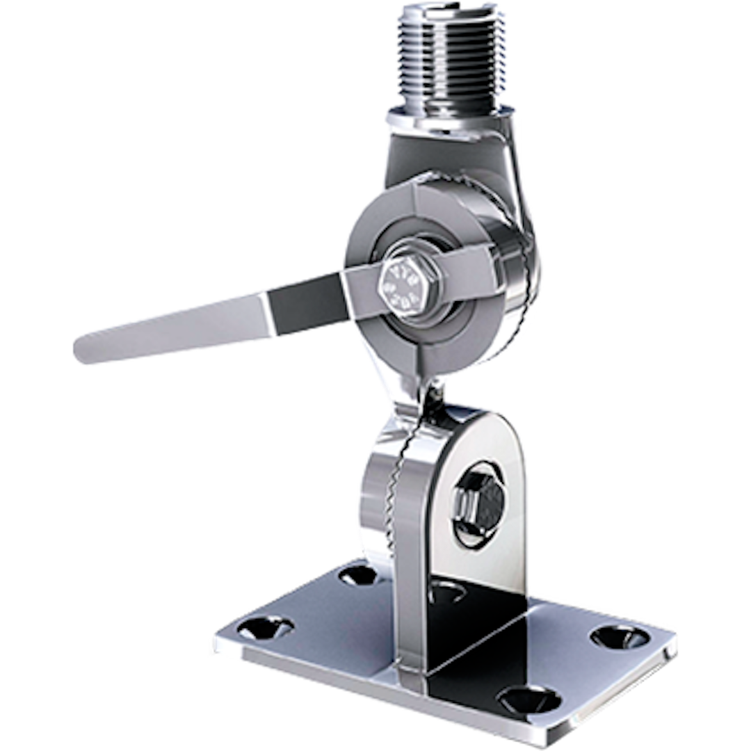 KJM M101 Heavy-Duty Stainless Ratchet Antenna Mount