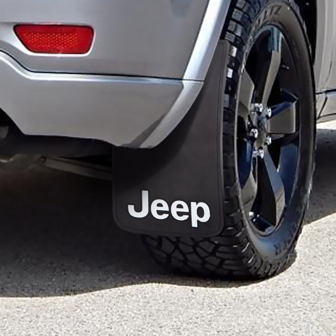 Plasticolor 000542R01 Easy-Fit Jeep Mud Flaps, Set of 2