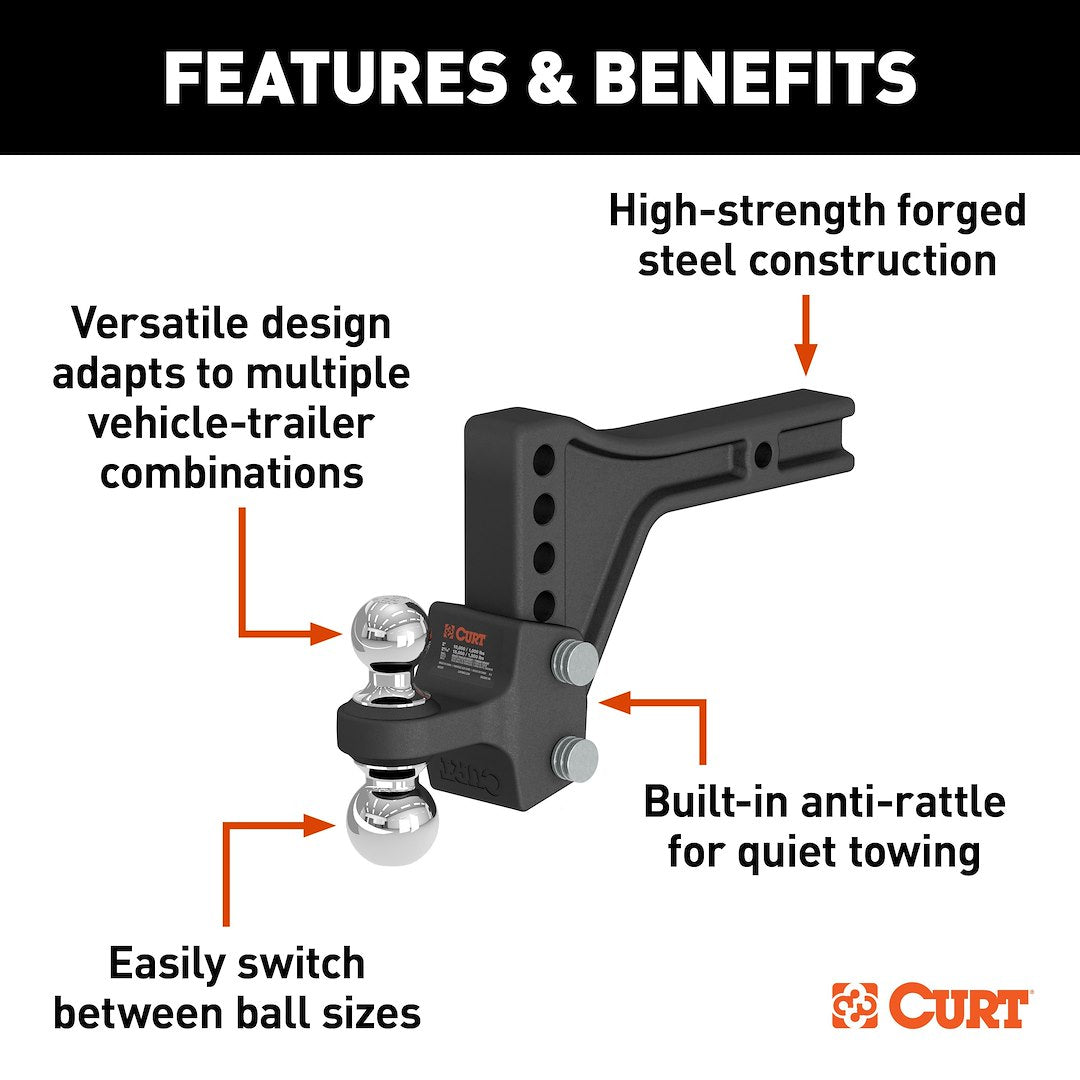 Curt 45935 Trailer Hitch Ball Mount - image 3
