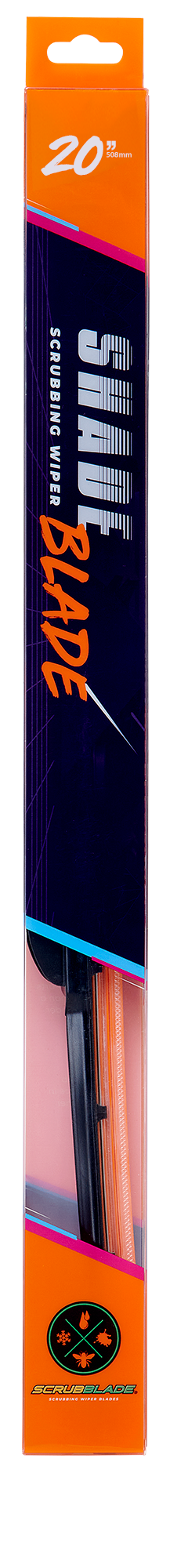 Scrubblade CBO2000 Orange All-Weather ShadeBlade Wiper