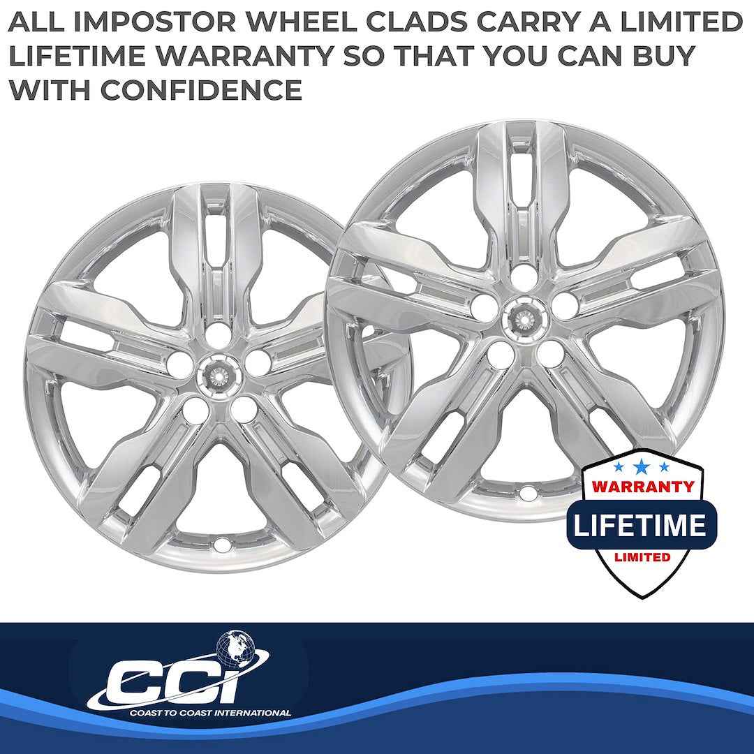 Coast To Coast IMP800X Chrome 20-Inch Edge Wheel Skins