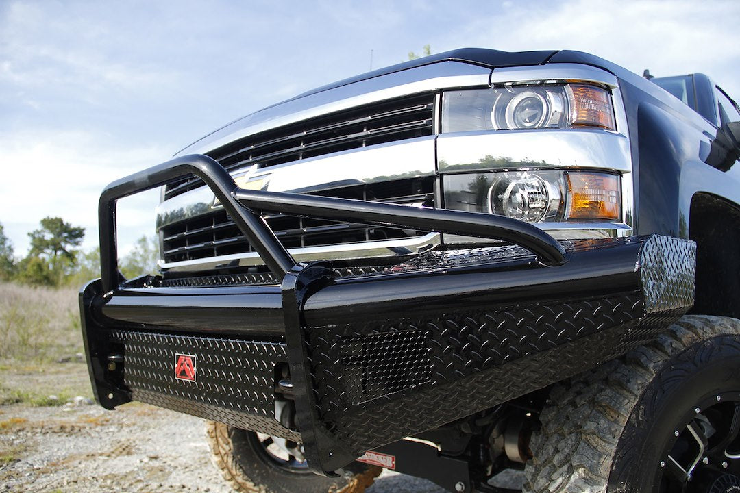 Fab Fours CH08-S2062-1 Black Steel Direct-Fit Bumper