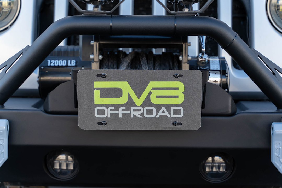 DV8 Offroad LPBM-02 Flip-Up Fairlead License Bracket
