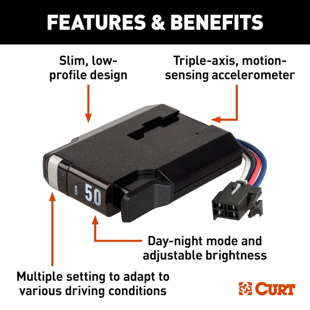 CURT 51146 TriFlex NEXT Proportional Brake Controller