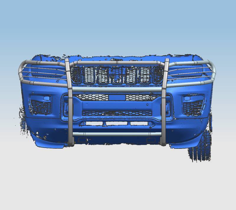 Black Horse Offroad Steel Grille Guard 17JGL21MA - image 2