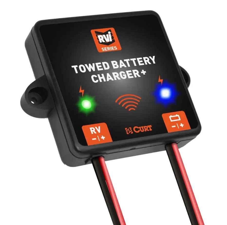 CURT 52204 Towed Vehicle Battery Charger - 12 Volt Battery