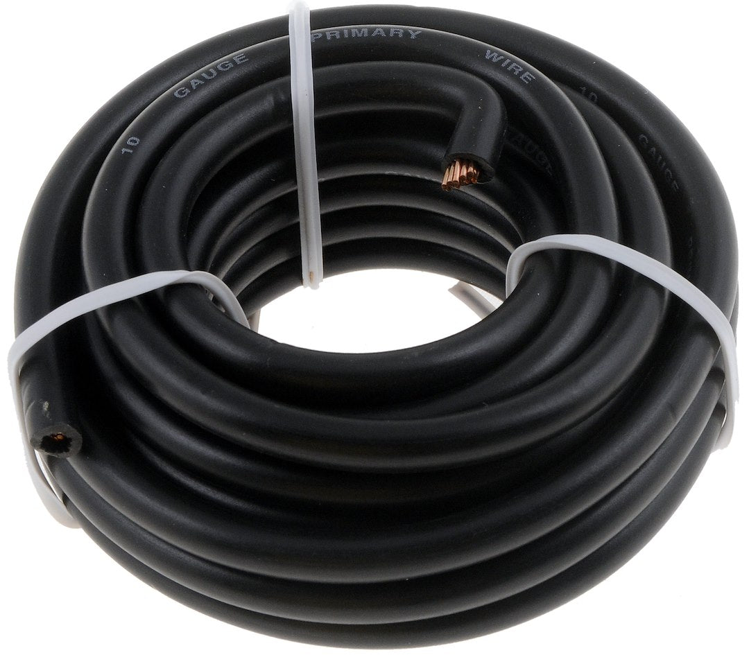 Dorman 85702 Conduct-Tite Black Primary Wire, 10 Gauge, 8 Feet - image 1