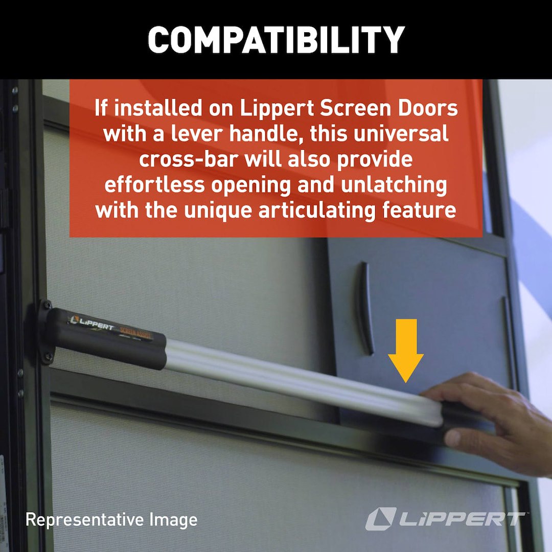 Lippert Components 2021000090 Screen Door Push Bar - image 5