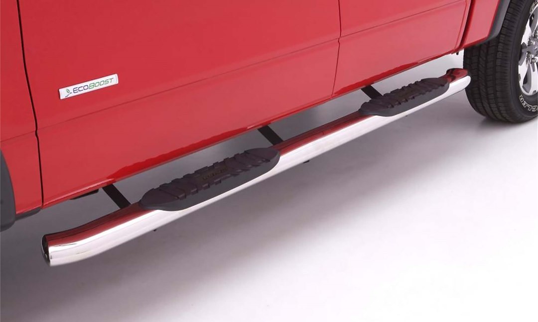 Lund 23789010 5-Inch Curved Oval Stainless Nerf Bar