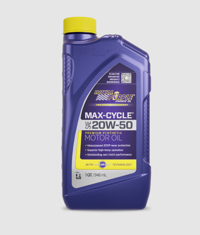 Royal Purple 01316 Max-Cycle Synthetic 20W-50 Oil, 1 Qt