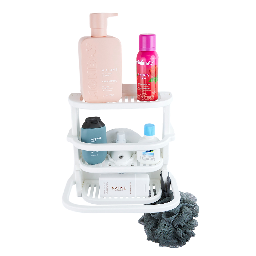 SeaSucker Sm8100w White Shower Caddy