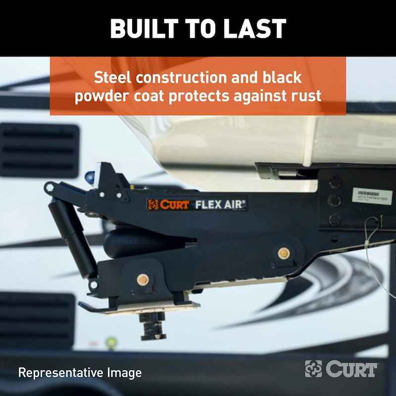 Lippert Flex Air Fifth Wheel Pin Box 807711 – 21000 lb Air Ride King Pin Coupler