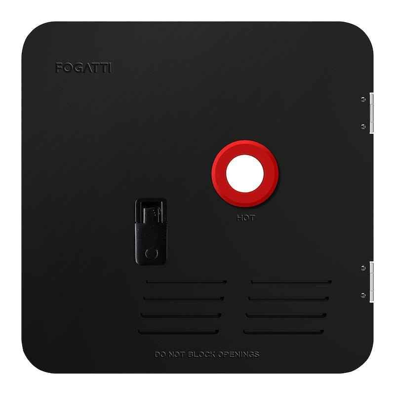18" x 18" Black Steel Access Door – Conversion Kit for Fogatti FSBD-1818/BLACK
