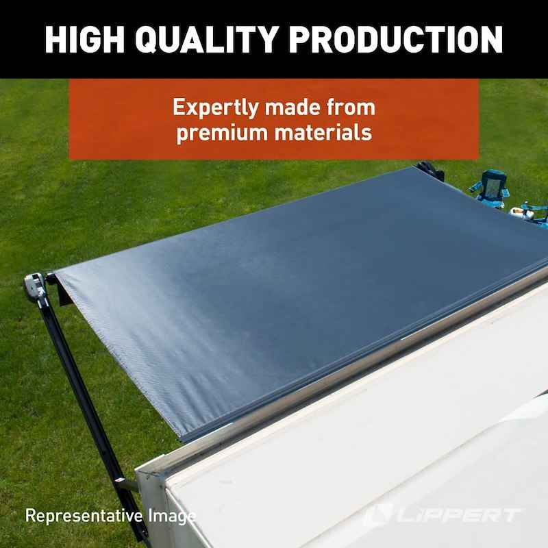 Lippert V000334865 Solera Destination 16' RV Patio Awning Blue Fade