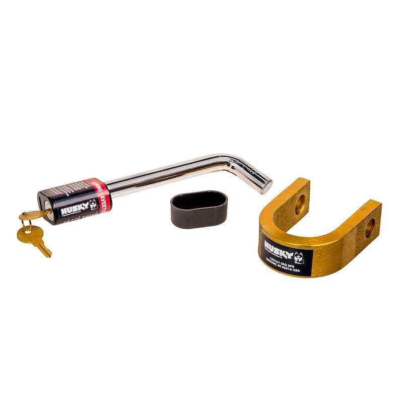 Husky Towing 33161 Fifth Wheel King Pin Lock – 2 Inch Coupler with Padlock