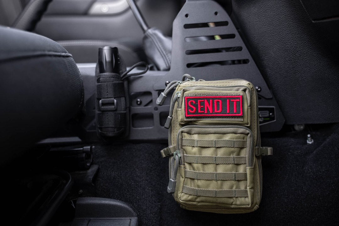 DV8 Offroad CCJK-01 Jeep JK Steel MOLLE Console Organizer