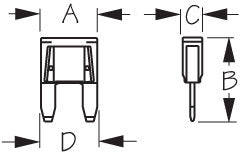 Sea Dog 445090-1 Mixed ATM Mini Blade Fuse Kit