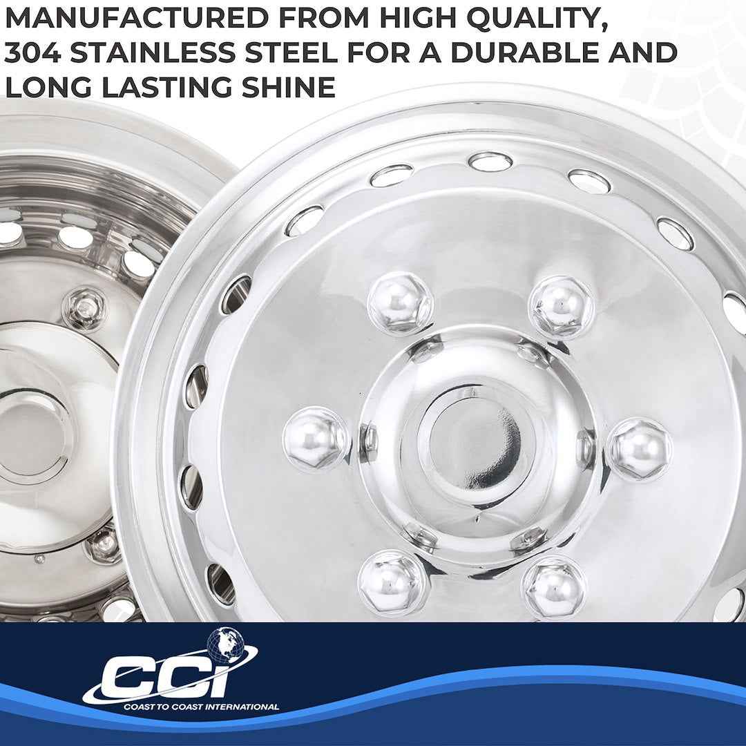 Coast To Coast N16S12 Wheel Simulators - 16 in - 8 Lug, Set of 4